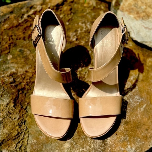 Stuart Weitzman Tan Wedges - Picture 7 of 13